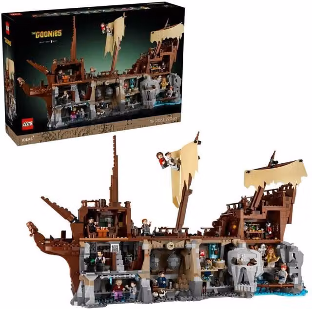 LEGO Ideas 21363 The Goonies Creative Building Set in Black and Multicolour