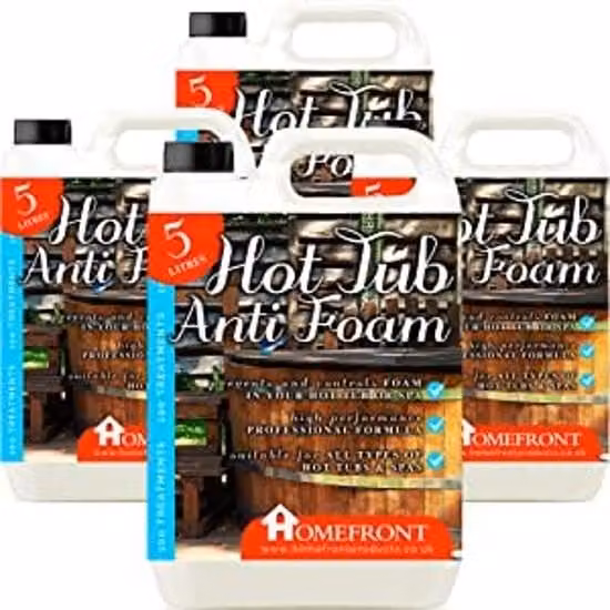 Homefront Anti Foam Liquid for All Hot Tubs, 20 l
