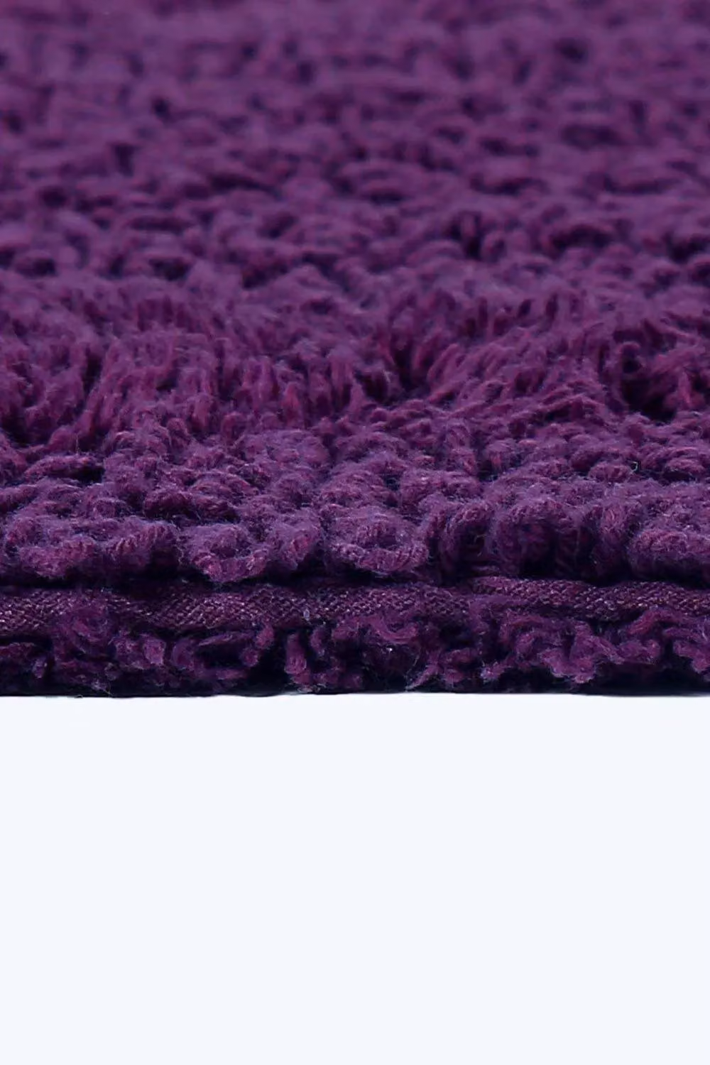 Homescapes Luxury Extra Large Reversible Cotton Bath Mat, Purple, W/D/H: 70 x 120 cm – 3
