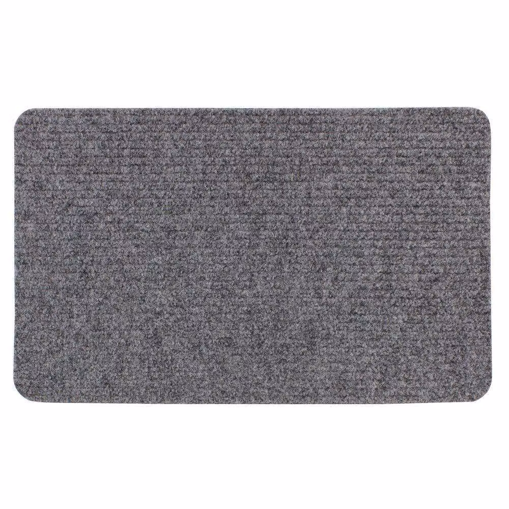 JVL Delta Scraper Door Mat in Grey, W: 50 cm, D: 80 cm – 2