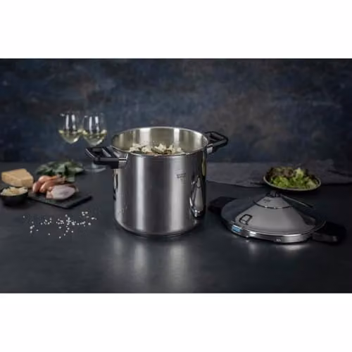 Kuhn Rikon Stainless Steel and Aluminium Pressure Cooker Multi Cooker Pot, Silver, 7 l – 2
