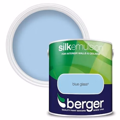 Berger Silk Emulsion Blue Grass Water Based Satin Gloss 2.5L – 2