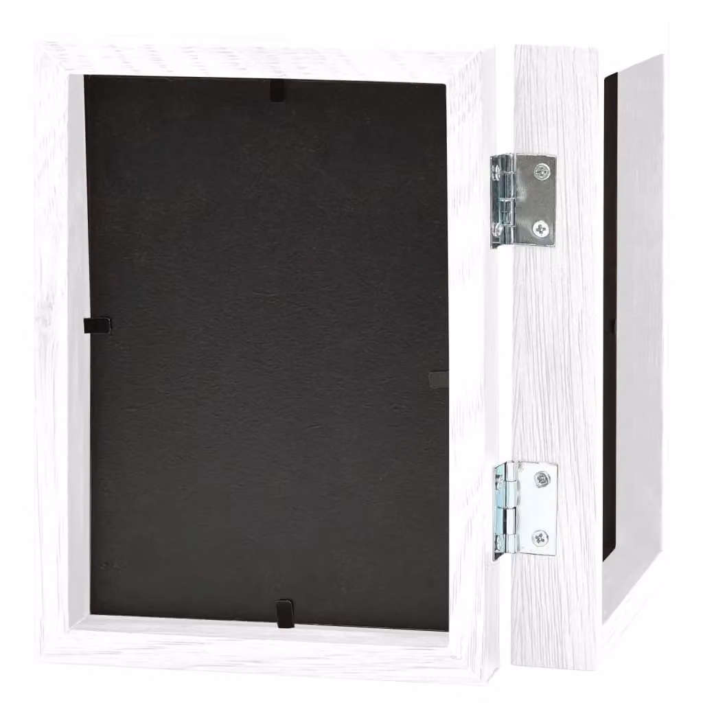 Berkfield Home Modern Bifold Photo Frame Collage in White, Pack of 2 – 2