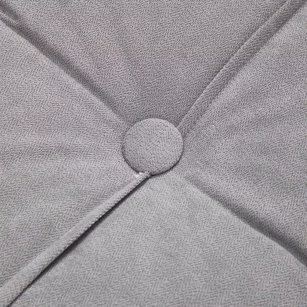 VOGREX Grey Memory Foam Rectangular Bolster Reading Pillow for Back Support W/D/H: 180 x 60 x 18 cm – 2