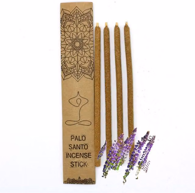 KDMD Palo Santo Large Natural Wood Incense Sticks in Brown with Woody Aroma