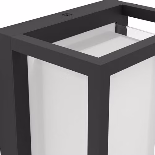 Eglo GENOVESE LED Outdoor Wall Light in Black with Motion Sensor and CCT, IP65 Rated – 4