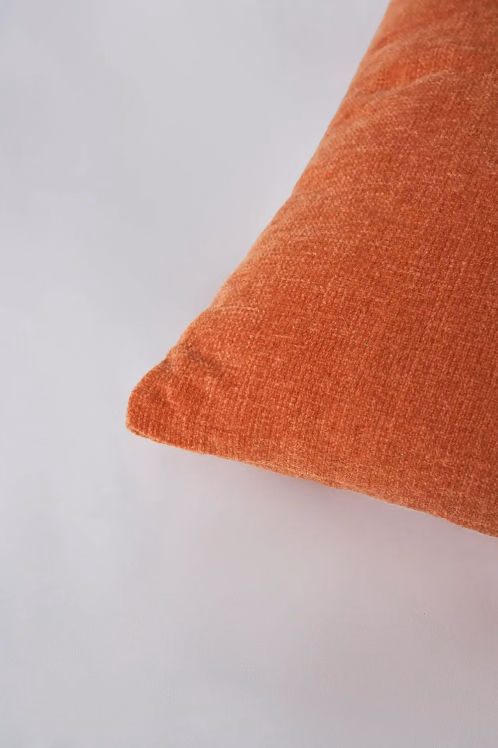 BHS Terracotta Chenille Square Cushion, W/D/H: 43 x 43 x 43 cm – 3