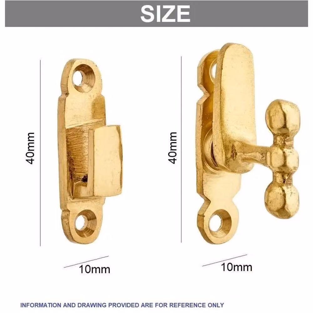 Spetlek Brass Cabinet Showcase Fastener in Gold – 2
