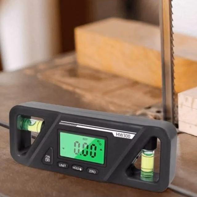 EONLION Black Digital Magnetic Goniometer with LCD Display