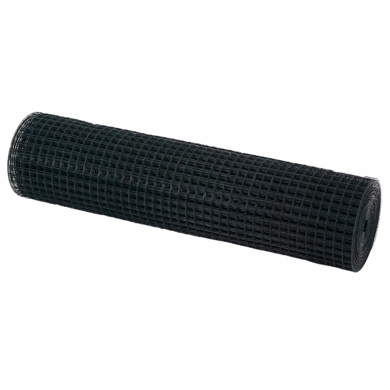 Berkfield Home Green PVC Coated Steel Welded Wire Fence