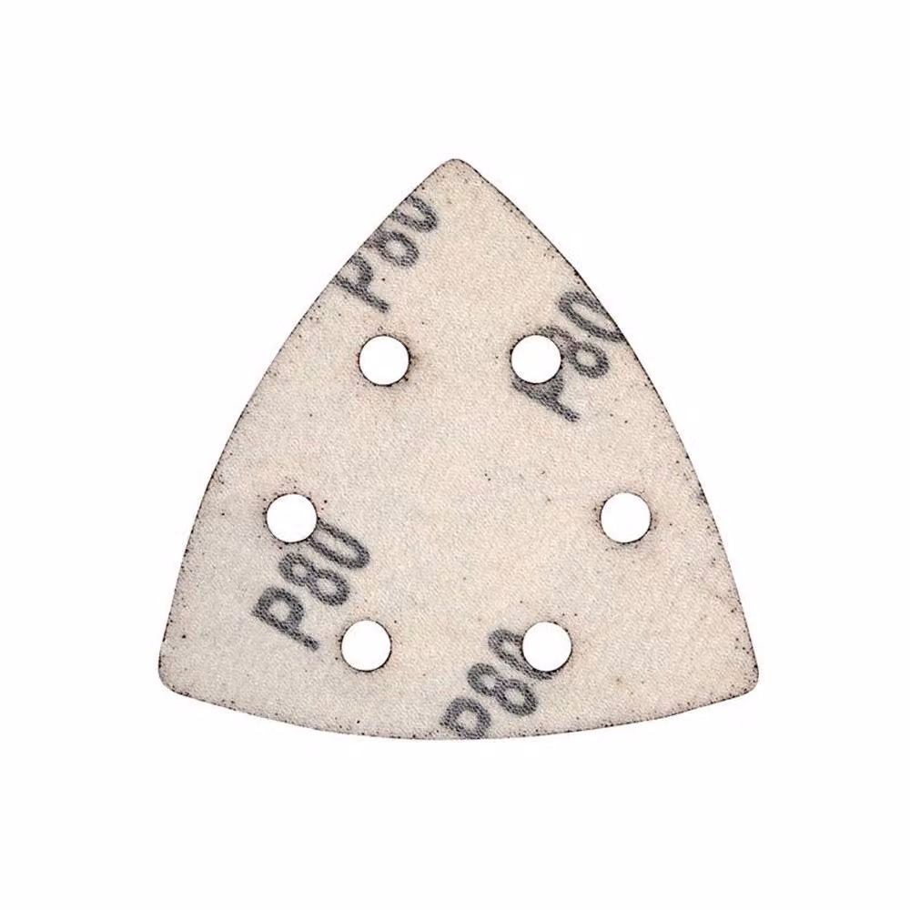 Starrett Multi-Tool Sandpaper 93mm 80 Grit, Pack of 12, Brown – 2