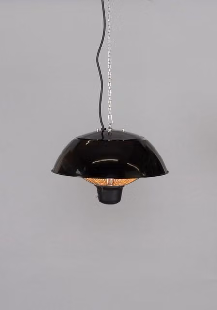 BHS Lighting 1500W LED Ceiling Pendant Patio Heater in Black – 1