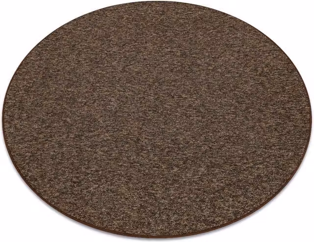 RugsX Superstar Round Rug in Brown, Diameter: 150 cm – 1