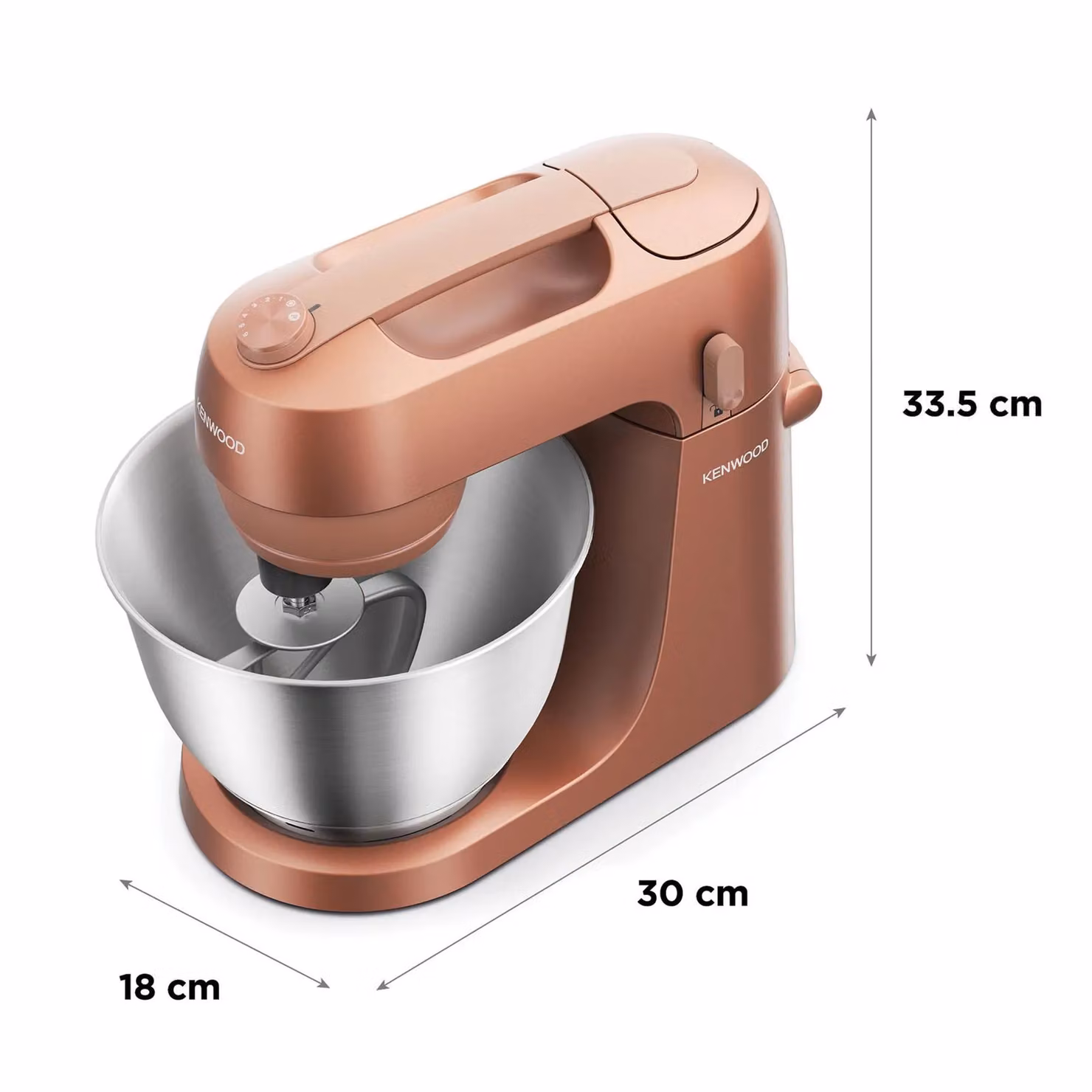 Kenwood Go 800W Stand Mixer with 4L Bowl in Red – 2