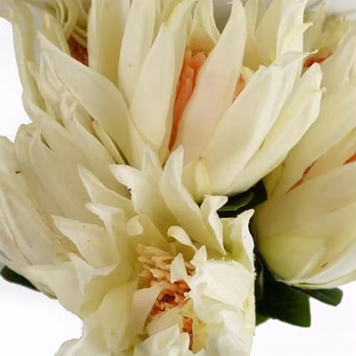 White Sugarbush Leaf Design Artificial Flowers – 2