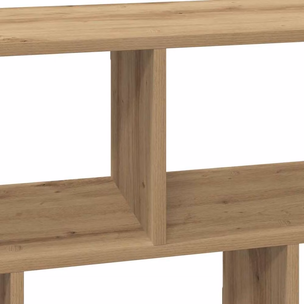 Berkfield Home Artisan Oak Wall Shelf in Brown, W/D/H: 100 x 25 x 50 cm – 3