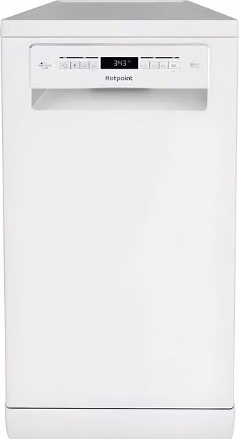 Hotpoint HSFO 3T223 W UK N White Freestanding Dishwasher with E Energy Rating