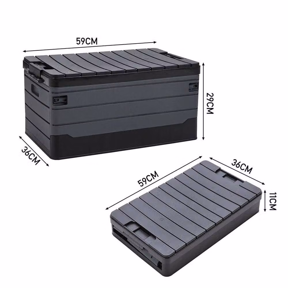 SPETLEK 60L Collapsible Outdoor Folding Box in Grey – 3