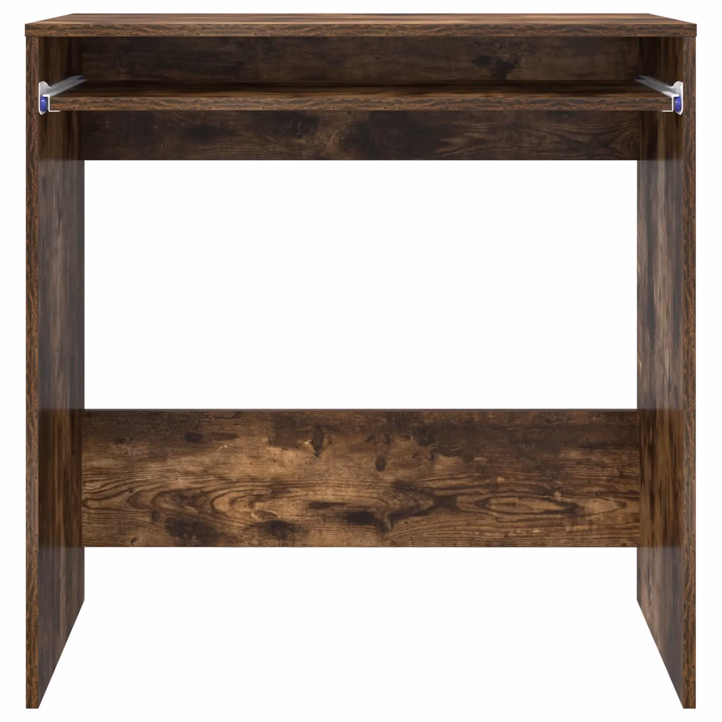 Berkfield Home Modern Compact Computer Desk in Smoked Oak Brown, W/D/H: 120.5 x 79.0 x 40.0 cm – 4