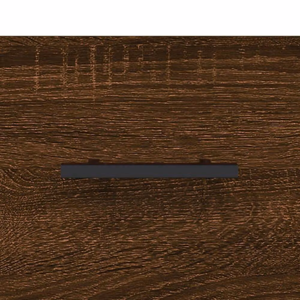 Berkfield Home Square Coffee Table in Brown Oak, W/D/H: 50 x 50 x 40 cm – 5