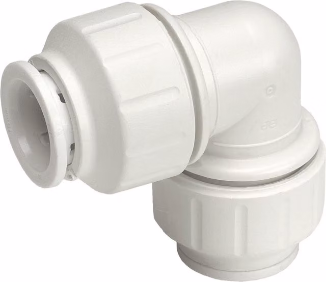 John Guest Speedfit Equal Elbow 22mm PEM0322W Grey (Pack of 4)