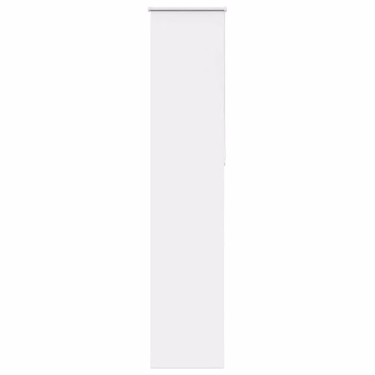 Berkfield Home White Blackout Roller Blind, Thermal Insulating Polyester, W: 55 cm, H: 230 cm