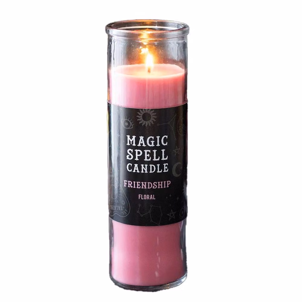 Something Different Friendship Magic Spell Floral Tube Candle in Pink – 2
