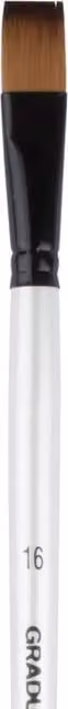Daler-Rowney Graduate Synthetic Bright Long Handle Brush, Size 16, Multicolour