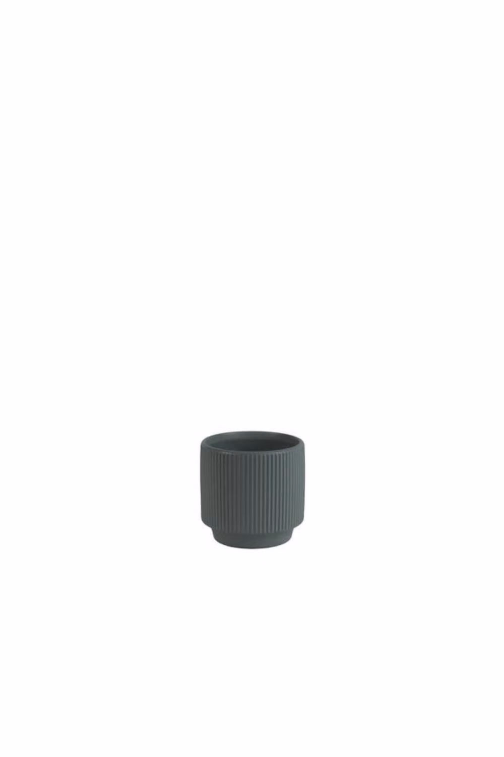 KDMD Hortus Tokyo Ceramic Pot in Matt Grey, 3 Pack, W/D/H: 13 x 12 cm – 2