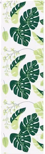 Berkfield Home Opaque Shower Roller Blind in Green, W: 70 cm, H: 240 cm