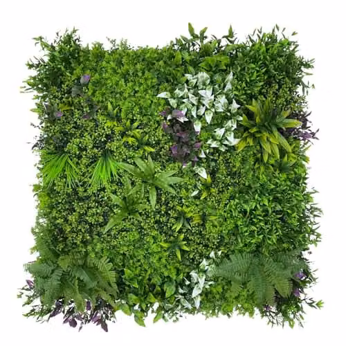 AKA Green Artificial Living Wall Floral Foliage Panels W/H: 100 x 100 cm