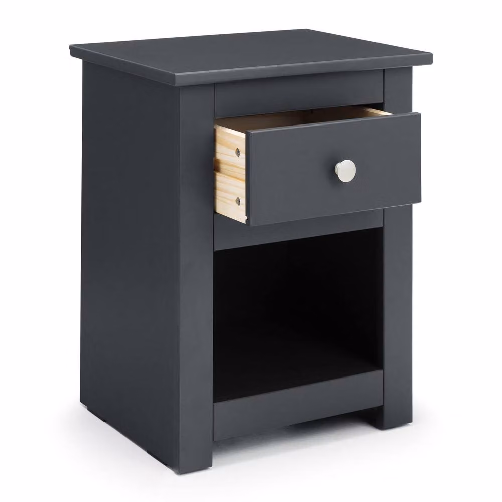 Cheshire Premium Hawthorne Anthracite Bedside Unit in Grey – 2