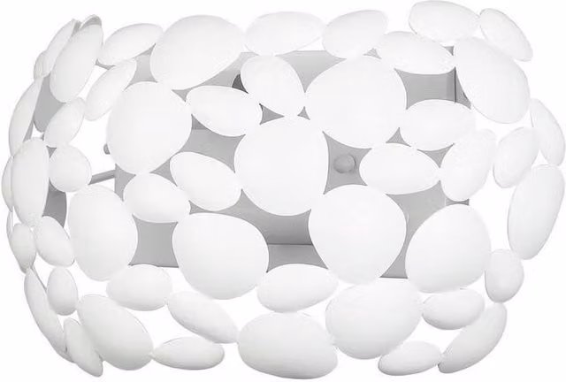 Netlighting DIONISO 2 Light Modern White Wall Light, W/D/H: 30 x 19 x 15 cm