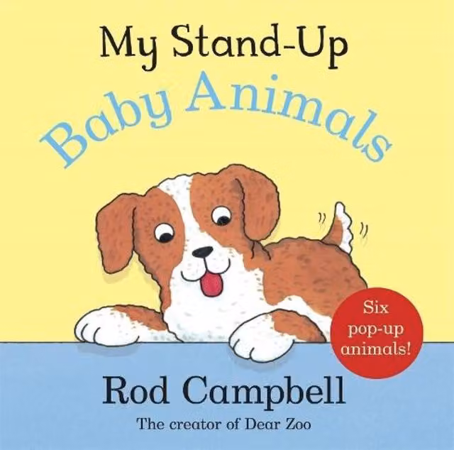 Rod Campbell My Stand-Up Baby Animals Multicolour Pop-Up Board Book