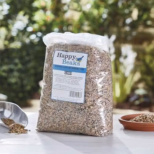 Happy Beaks Spring and Summer Seeds 12.75kg Premium High Energy Wild Bird Seed Mix – 1