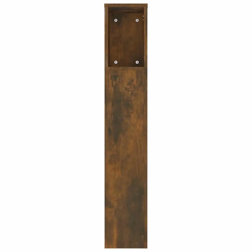 Berkfield Home Smoked Oak Headboard Cabinet in Brown, W/D/H: 180 x 18.5 x 104.5 cm – 3