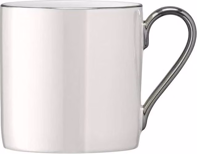 LSA Palazzo Contemporary White Porcelain Mug, 340ml – 1