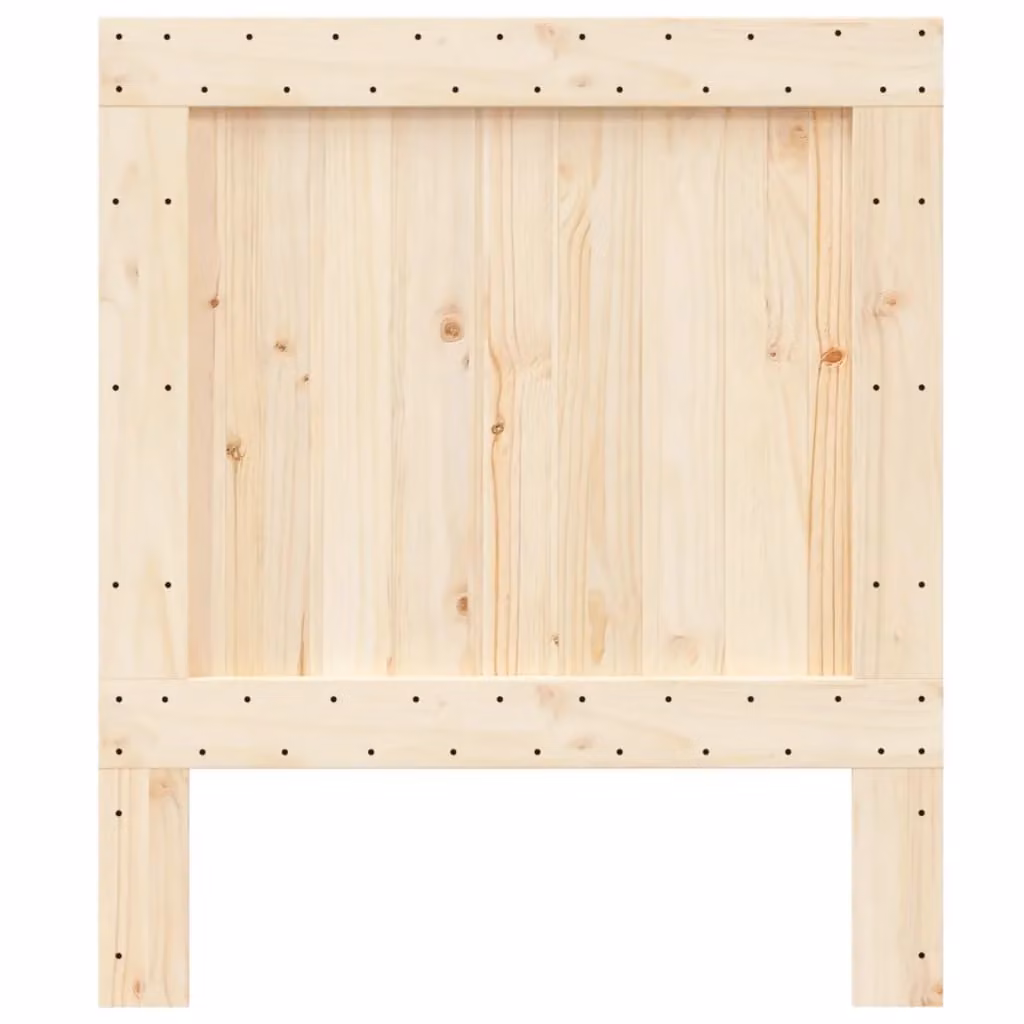 Berkfield Home Rustic Solid Wood Pine Headboard, Brown, W: 80 cm, H: 104 cm – 2