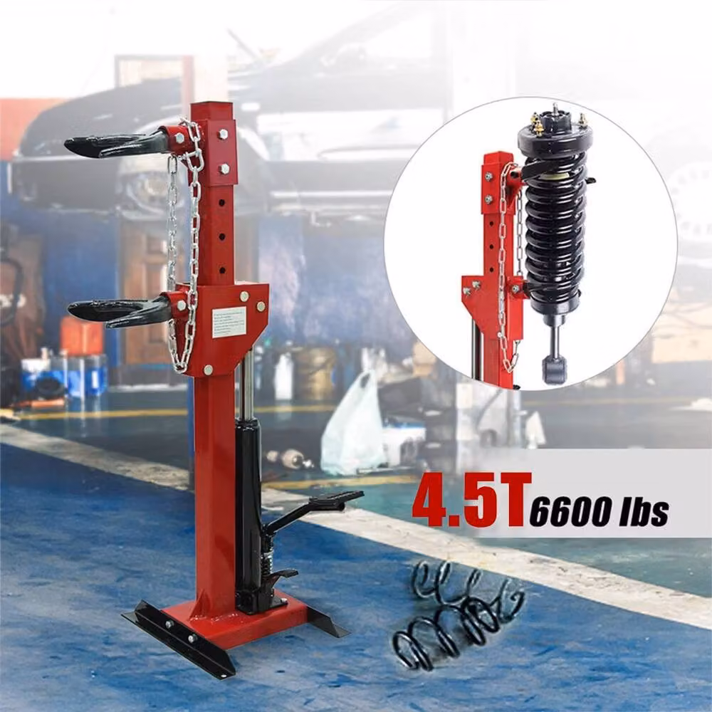 VOGREX 4500kg Hydraulic Auto Coil Strut Spring Compressor in Red – 2