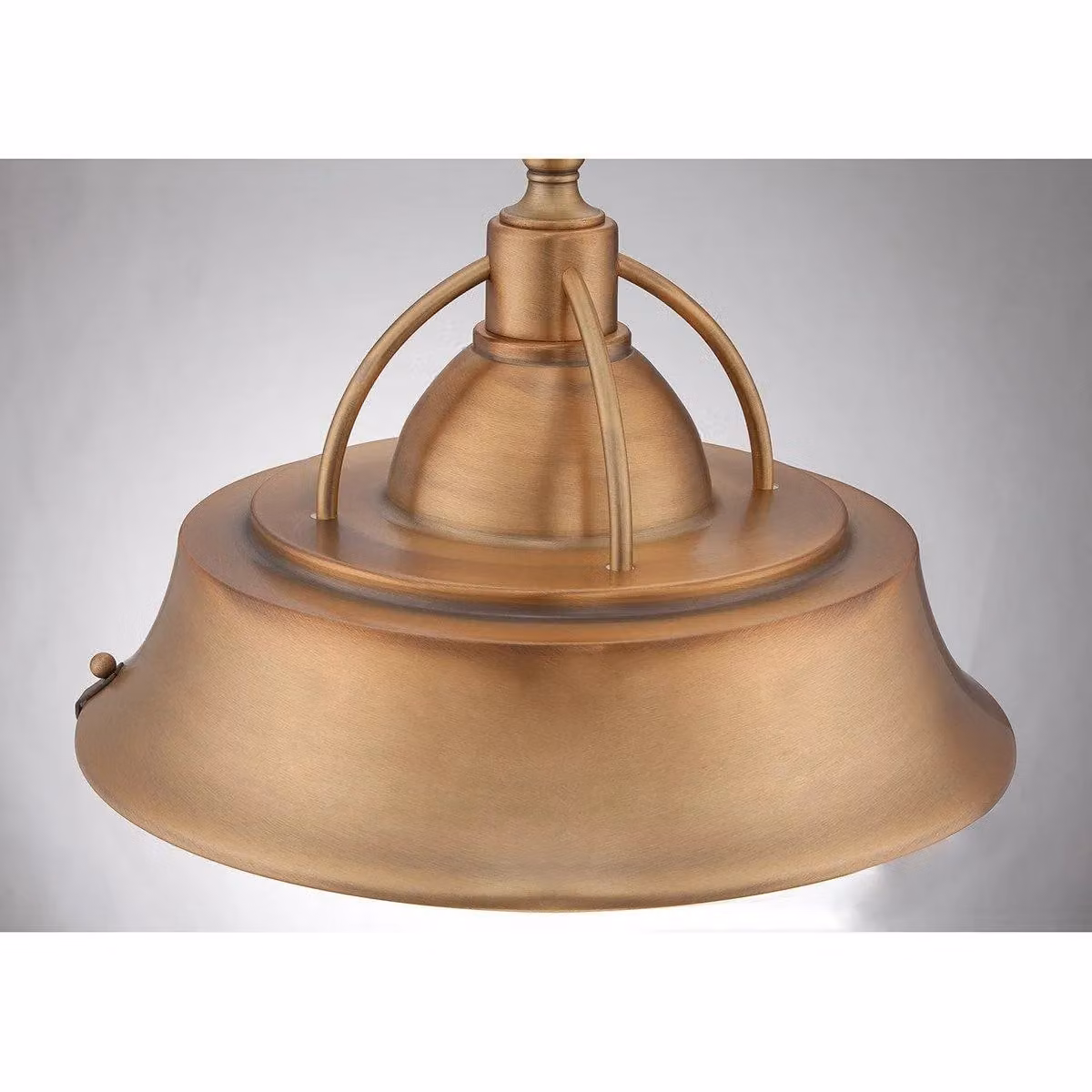 Netlighting Cody 2 Light Dome Ceiling Pendant in Copper with Transparent Glass and E27 Fitting – 2