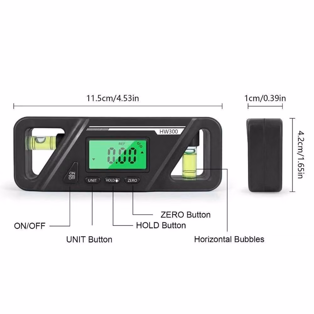 EONLION Black Digital Magnetic Goniometer with LCD Display – 2