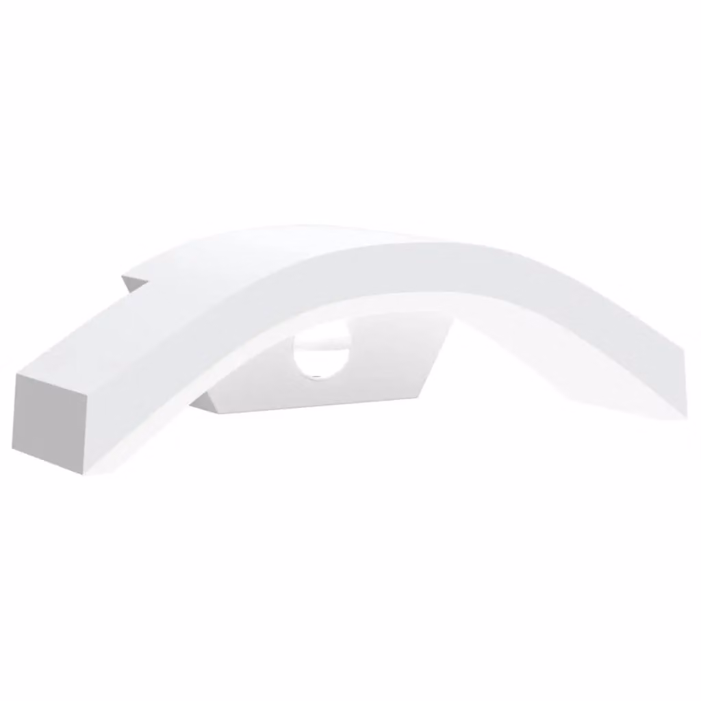 Berkfield Home Outdoor LED Wall Light with Motion Sensor in White Die-cast Aluminium – 2