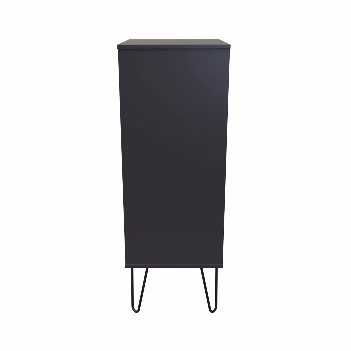 2 U Fuji 5 Drawer Tall Bedside Chest in Dark Grey, Ready Assembled – 2