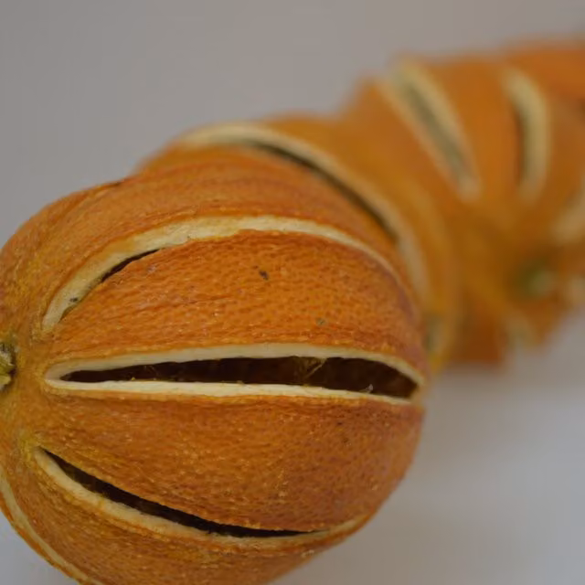 Natural Crafts Decorative Dried Oranges for Wreath Making, Orange, 10 Pack
