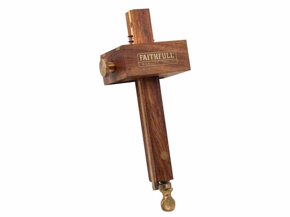 Faithfull Brass Combination Gauge in Brown – 2