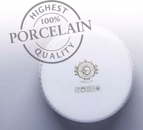 WM Bartleet & Sons Set of 2 White Porcelain Ramekins with Lids, 9cm Diameter – 4