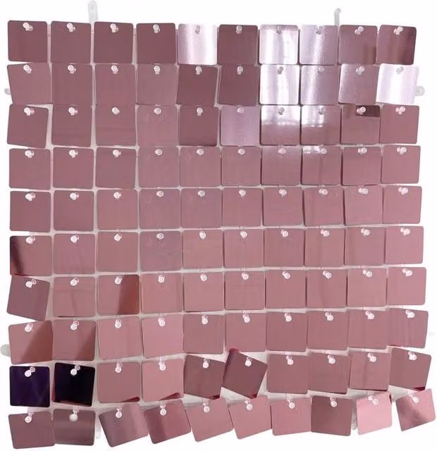 KDMD Pink Sequin Wall Panel Decorative Ornament
