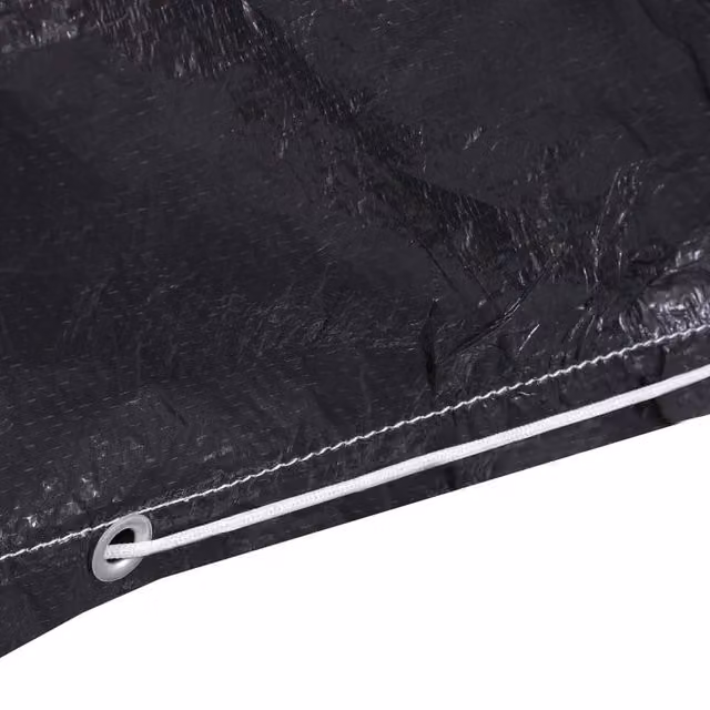Berkfield Home Durable Water Repellent Garden Furniture Cover with 10 Eyelets, Black, W: 205 cm, D: 90 cm – 1