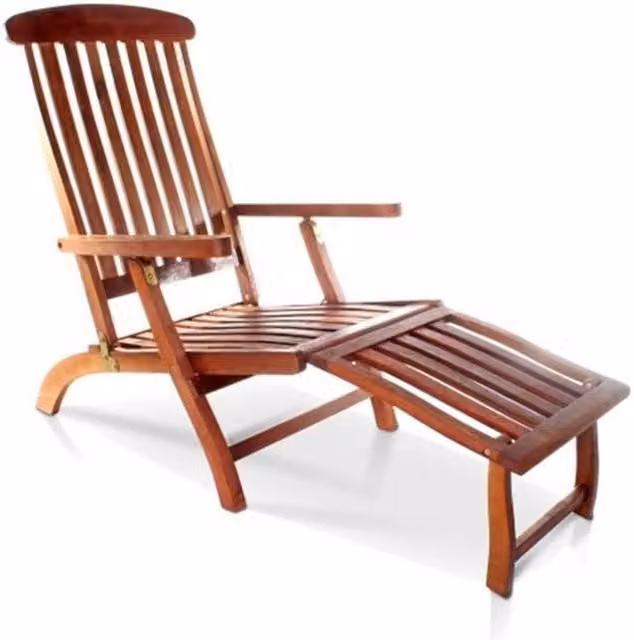BillyOh Hampton Steamer Chair in Brown Wood