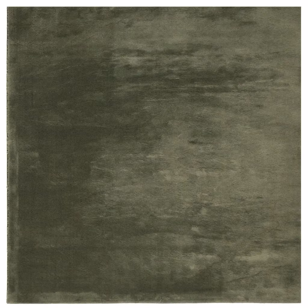 Berkfield Home HUARTE Square Short Pile Washable Rug in Forest Green, 240 x 240 cm – 2